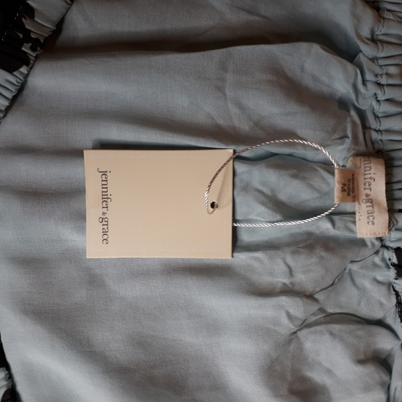 Jennifer Grace Baby Blue Dress Top - Picture 4 of 5